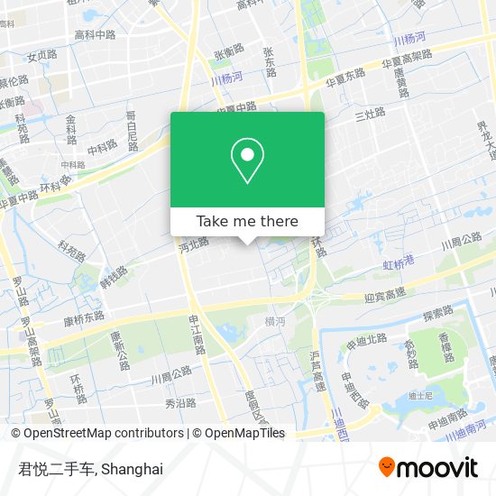 君悦二手车 map
