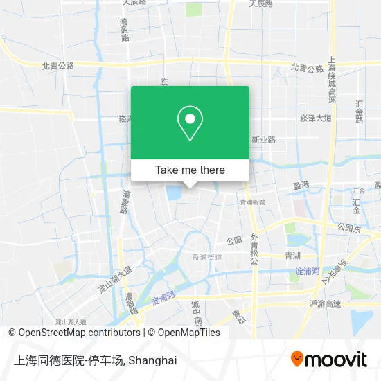 上海同德医院-停车场 map