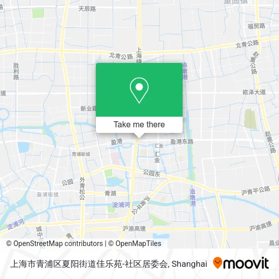 上海市青浦区夏阳街道佳乐苑-社区居委会 map
