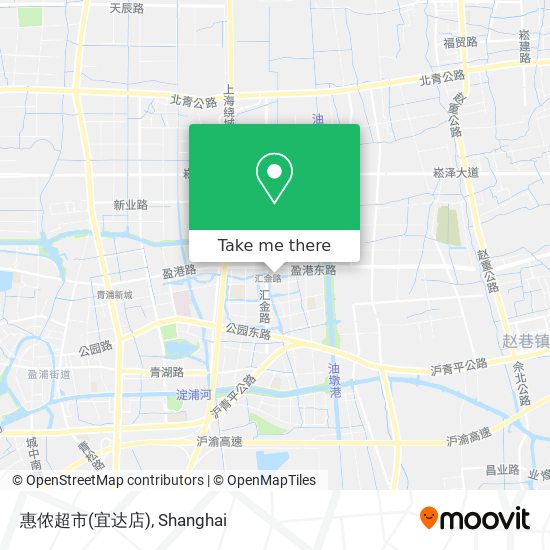 惠侬超市(宜达店) map