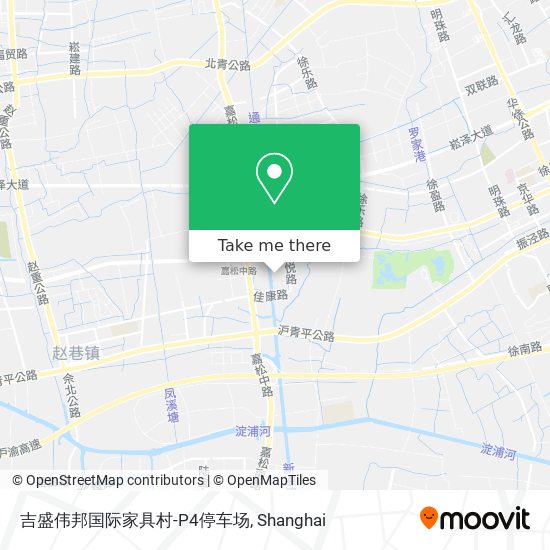 吉盛伟邦国际家具村-P4停车场 map