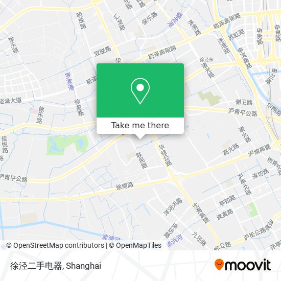 徐泾二手电器 map