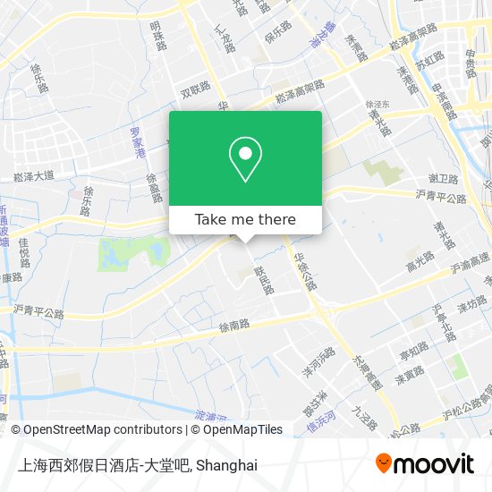 上海西郊假日酒店-大堂吧 map