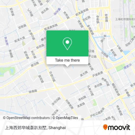 上海西郊华城轰趴别墅 map