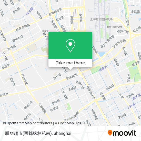 联华超市(西郊枫林苑南) map