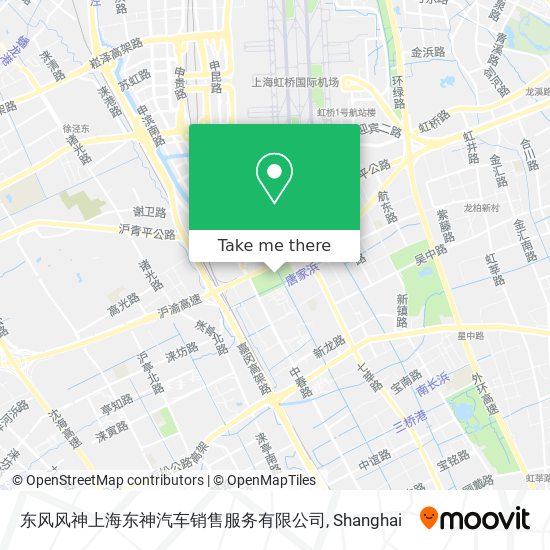 东风风神上海东神汽车销售服务有限公司 map