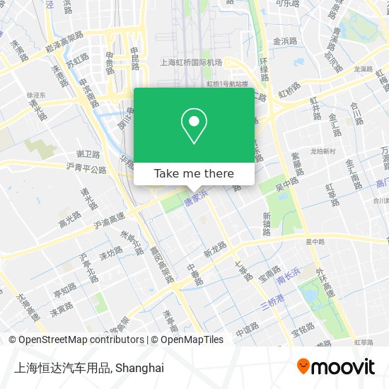 上海恒达汽车用品 map
