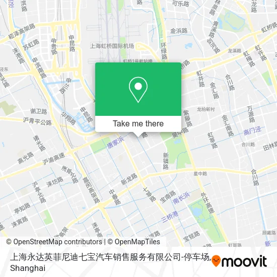 上海永达英菲尼迪七宝汽车销售服务有限公司-停车场 map