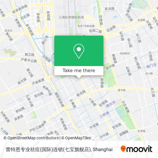 蕾特恩专业祛痘(国际)连锁(七宝旗舰店) map