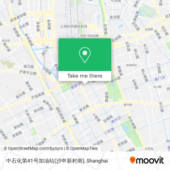 中石化第41号加油站(沙申新村南) map