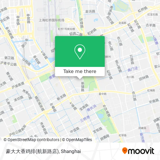 豪大大香鸡排(航新路店) map