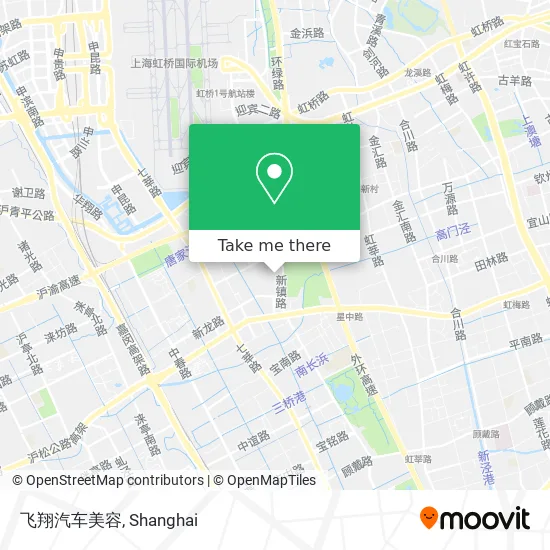 飞翔汽车美容 map