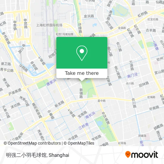 明强二小羽毛球馆 map