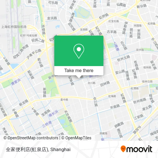 全家便利店(虹泉店) map