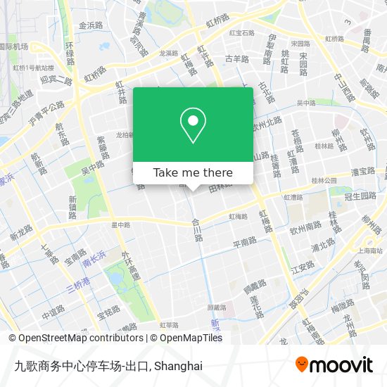 九歌商务中心停车场-出口 map
