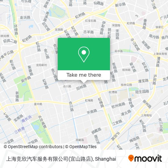 上海竞欣汽车服务有限公司(宜山路店) map