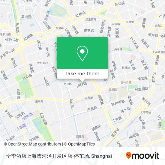全季酒店上海漕河泾开发区店-停车场 map