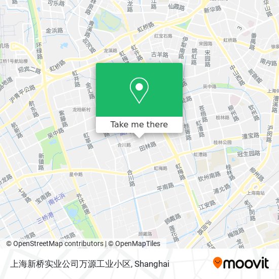 上海新桥实业公司万源工业小区 map