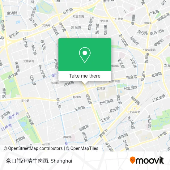 豪口福伊清牛肉面 map