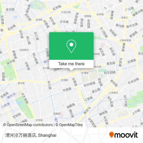 漕河泾万丽酒店 map