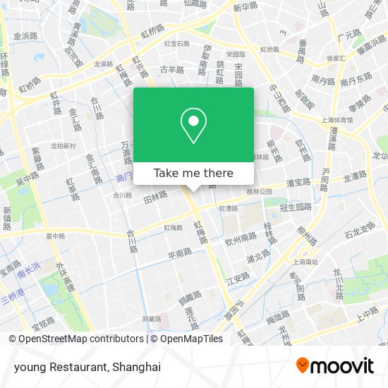 young Restaurant map