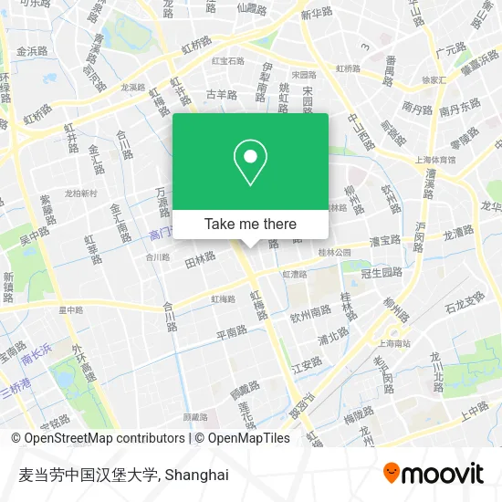 麦当劳中国汉堡大学 map