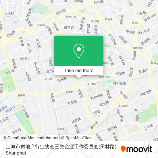 上海市房地产行业协会三资企业工作委员会(田林路) map