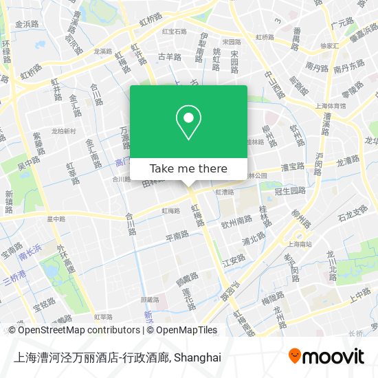 上海漕河泾万丽酒店-行政酒廊 map