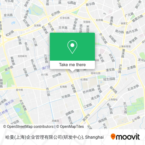 哈曼(上海)企业管理有限公司(研发中心) map