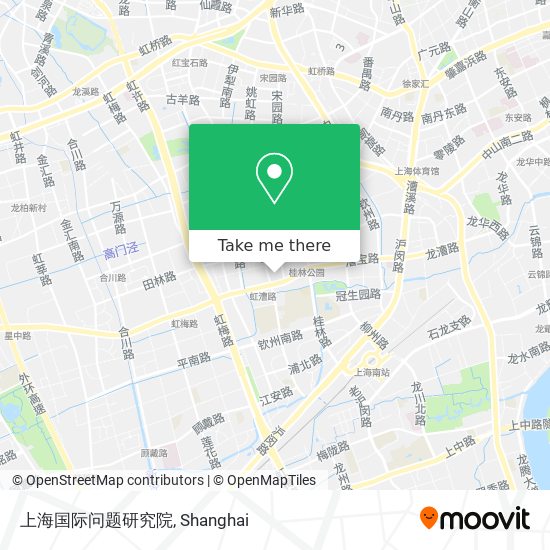 上海国际问题研究院 map