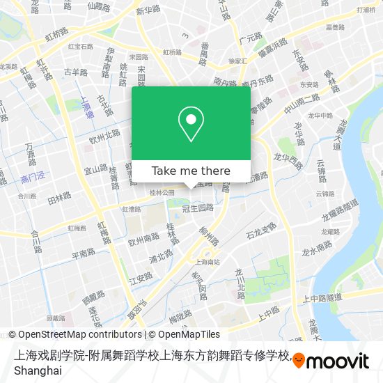 上海戏剧学院-附属舞蹈学校上海东方韵舞蹈专修学校 map