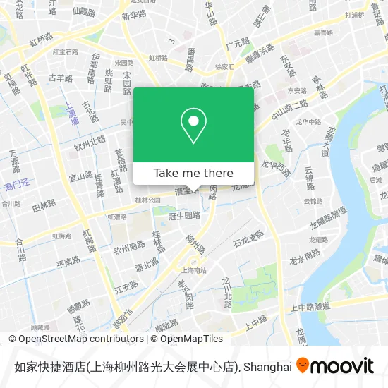 如家快捷酒店(上海柳州路光大会展中心店) map