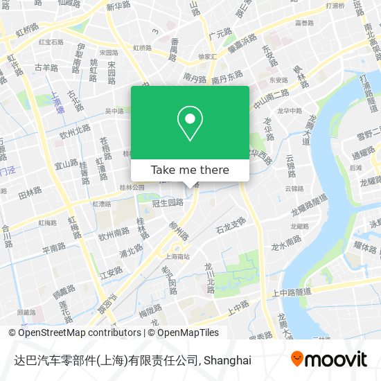 达巴汽车零部件(上海)有限责任公司 map