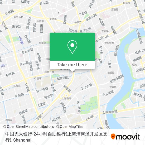 中国光大银行-24小时自助银行(上海漕河泾开发区支行) map