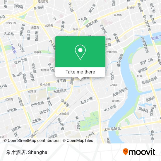 希岸酒店 map