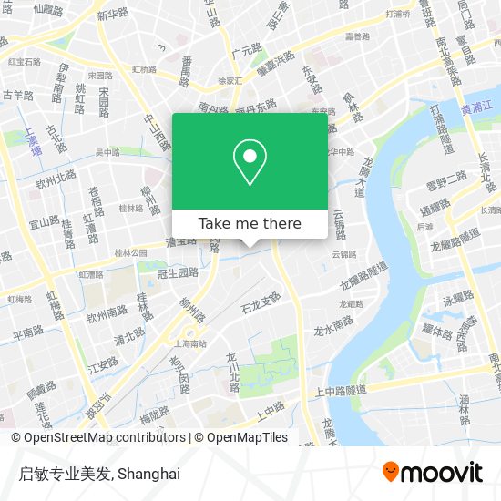 启敏专业美发 map