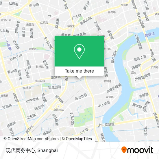 现代商务中心 map