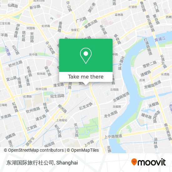 东湖国际旅行社公司 map