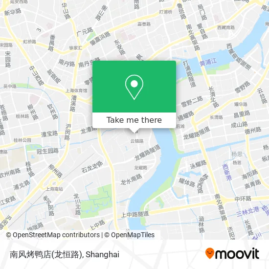 南风烤鸭店(龙恒路) map