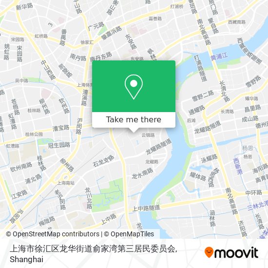 上海市徐汇区龙华街道俞家湾第三居民委员会 map