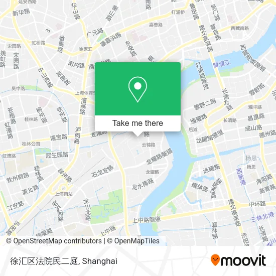 徐汇区法院民二庭 map