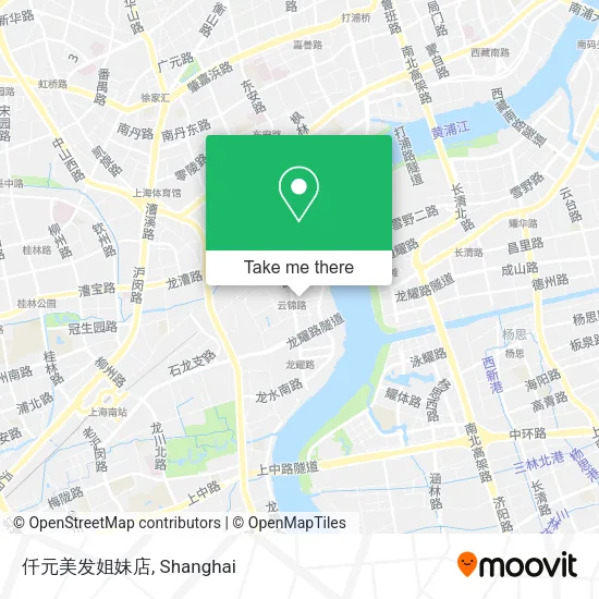 仟元美发姐妹店 map