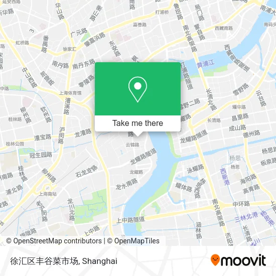 徐汇区丰谷菜市场 map