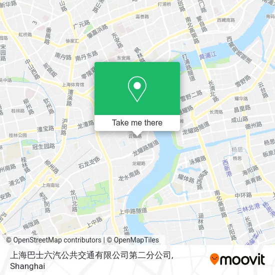 上海巴士六汽公共交通有限公司第二分公司 map