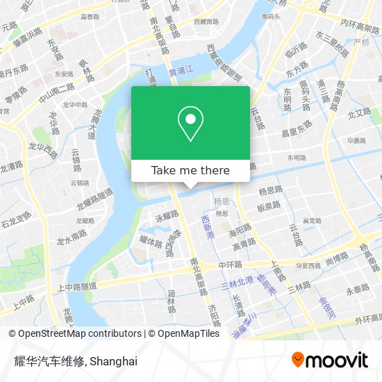 耀华汽车维修 map