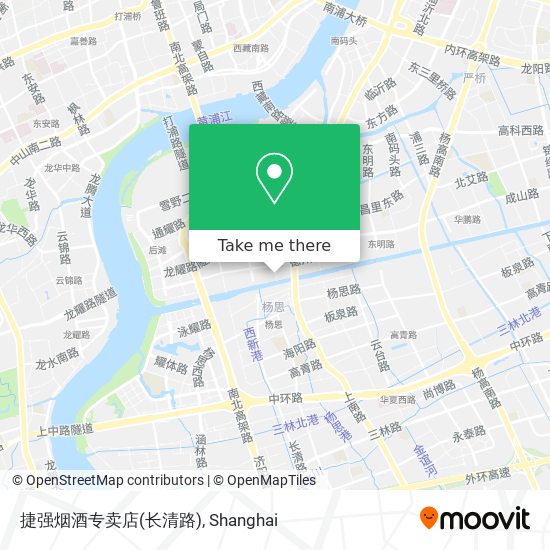 捷强烟酒专卖店(长清路) map