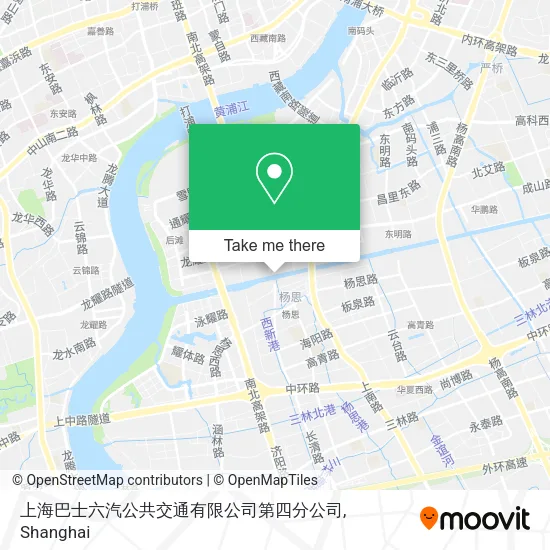 上海巴士六汽公共交通有限公司第四分公司 map