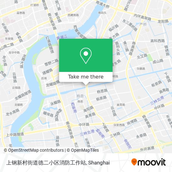 上钢新村街道德二小区消防工作站 map