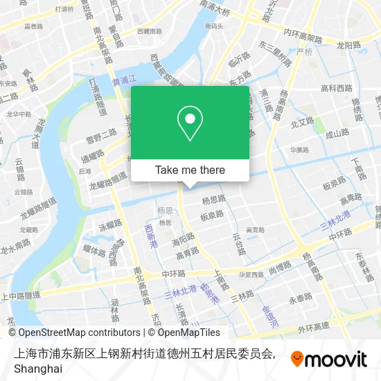上海市浦东新区上钢新村街道德州五村居民委员会 map