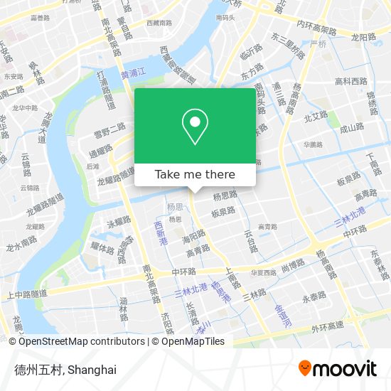 德州五村 map